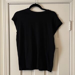Black Cap Sleeve Women's Tee